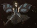 amy lee with moth wings painted on my bag