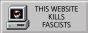 grey button black text says this website kill fascists computer with socialist flags on left