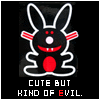 cute but kind of evil bunny
