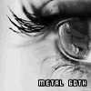 metal goth eye icon